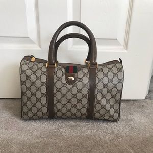 Authentic vintage Gucci Boston handbag